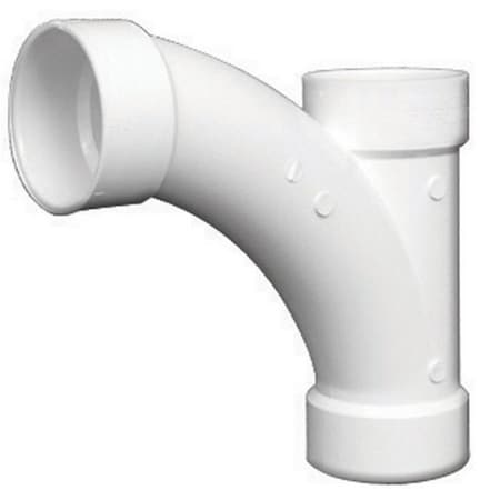 Charlotte Pipe And Foundry PVC005011000HA 3 in 140 Degree Long Turn Tee 44341